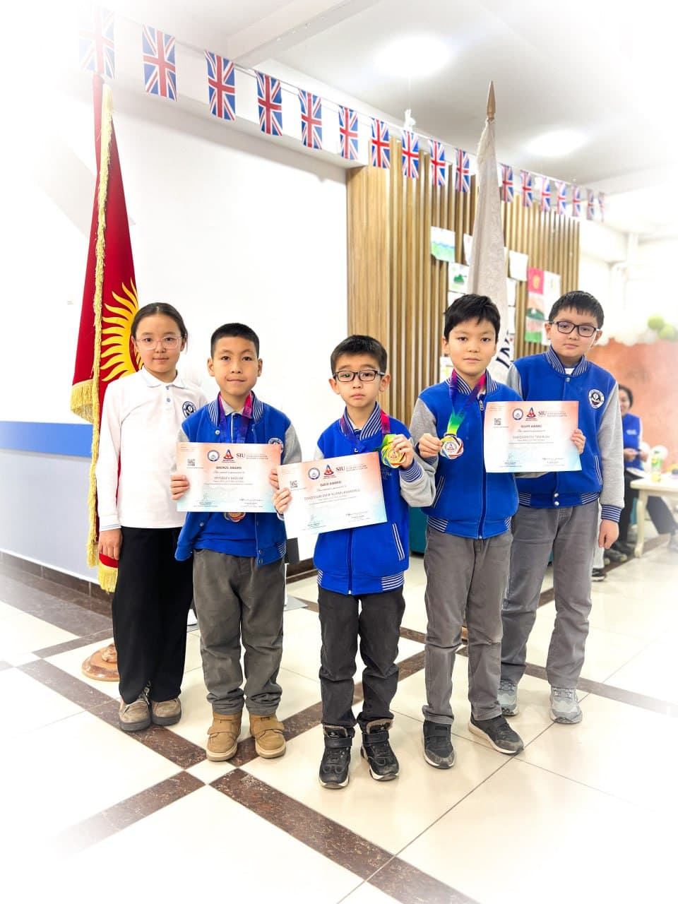 Student with IELTS certificate